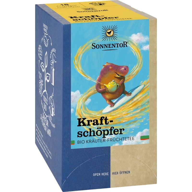Sonnentor Kraftschöpfer Tee, Doppelkammerbeutel - Produktbild
