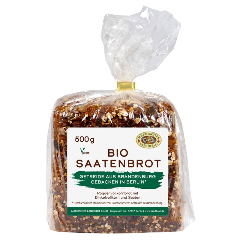 Märkisches Landbrot Saatenbrot 500g - Produktbild