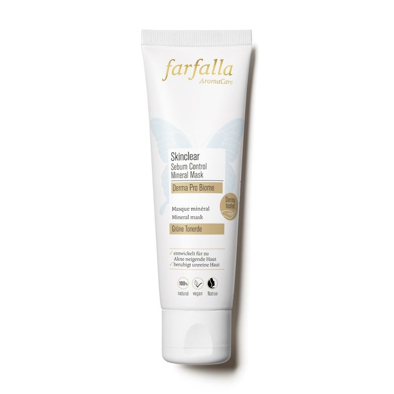 farfalla Skinclear Sebum Control Mineral Mask, Derma Pro Biome, 50ml - Produktbild