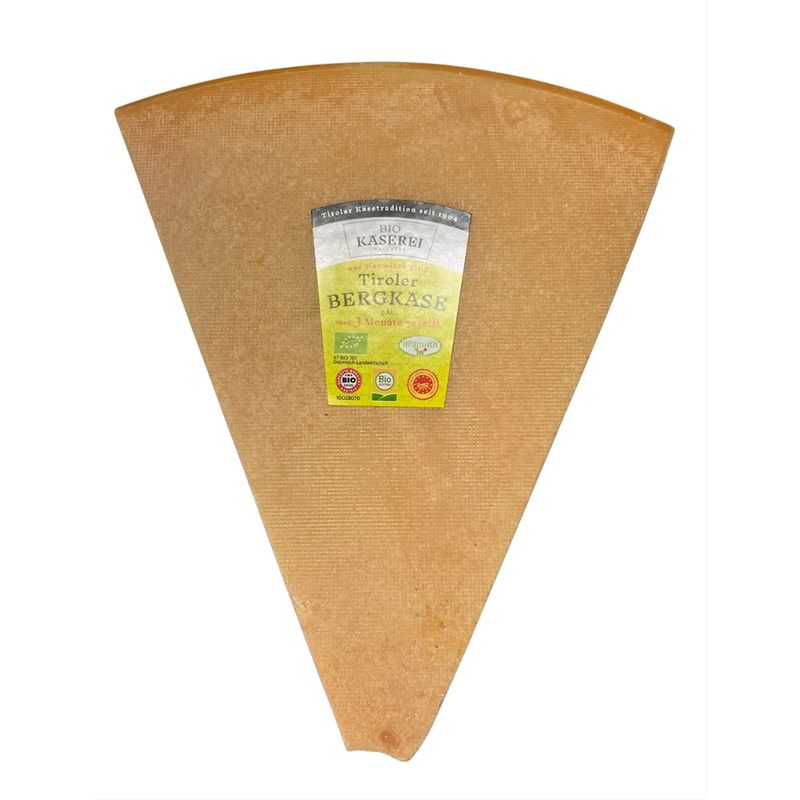 Biokäserei Walchsee  Tiroler Bergkäse g.U., biologisch, aus Walchsee , Zwickel, 3 Monate - Produktbild