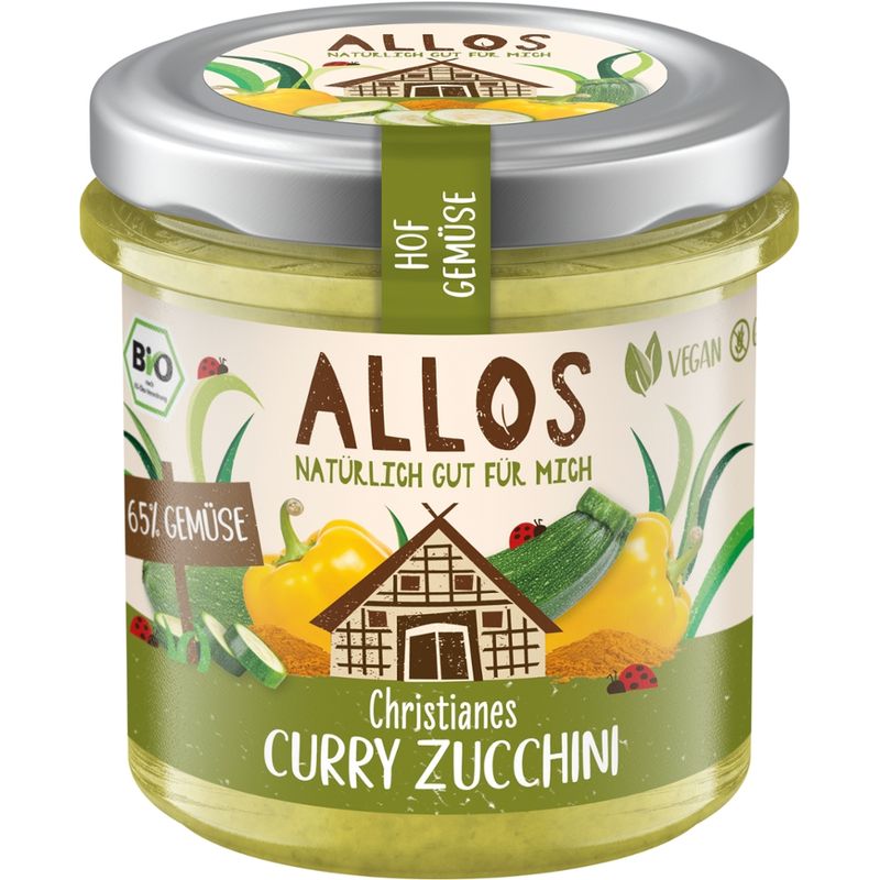 Allos Hof Gemüse Christianes Curry Zucchini - Produktbild