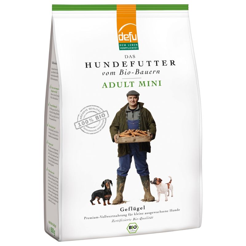 defu - Das Tierfutter vom Bio-Bauern Hund Adult Mini Geflügel - Produktbild