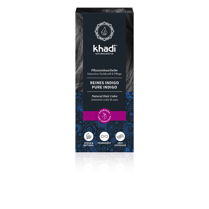 khadi Naturprodukte khadi Pflanzenhaarfarbe Reines Indigo - Produktbild