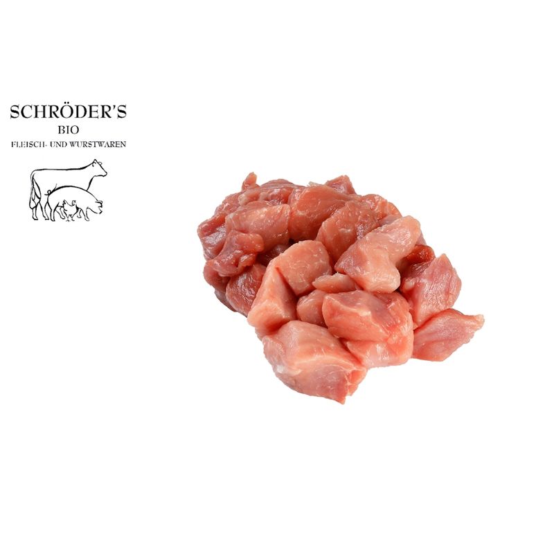 Schröder's Bio Fleisch- und Wurstwaren Schweinegulasch ca. 400 g - Produktbild