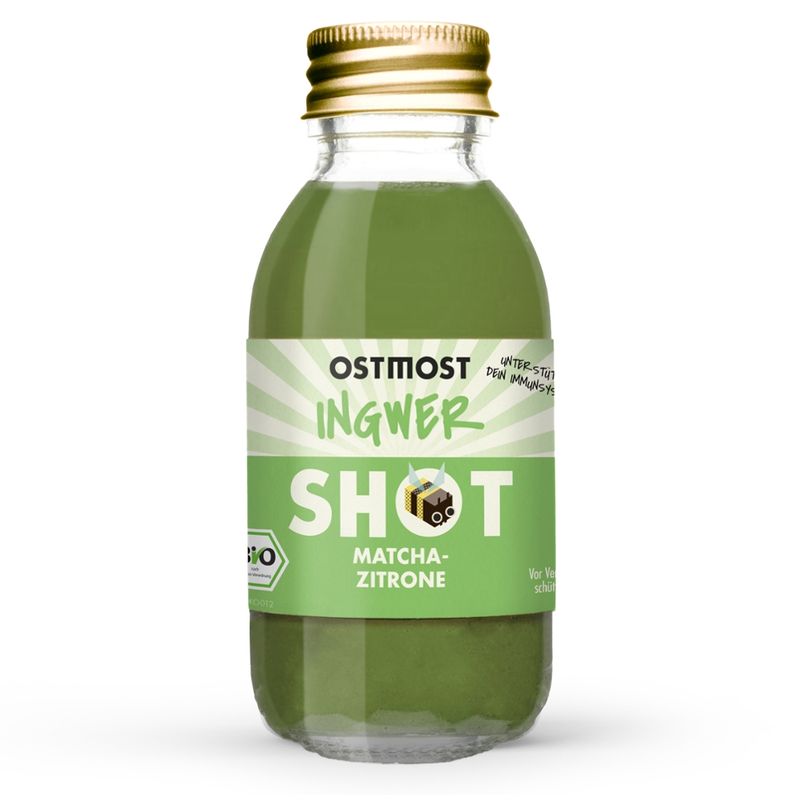 OSTMOST OSTMOST Bio Ingwer Shot Matcha Zitrone 100ml - Produktbild