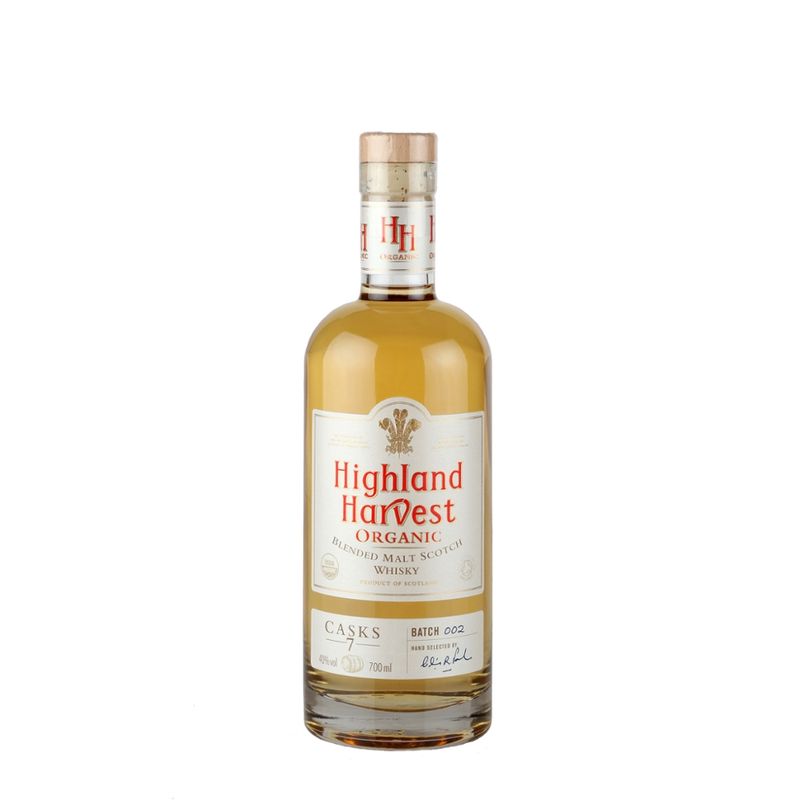 Dwersteg Organic Highland Harvest Organic Scotch Whisky 40 %, - Produktbild