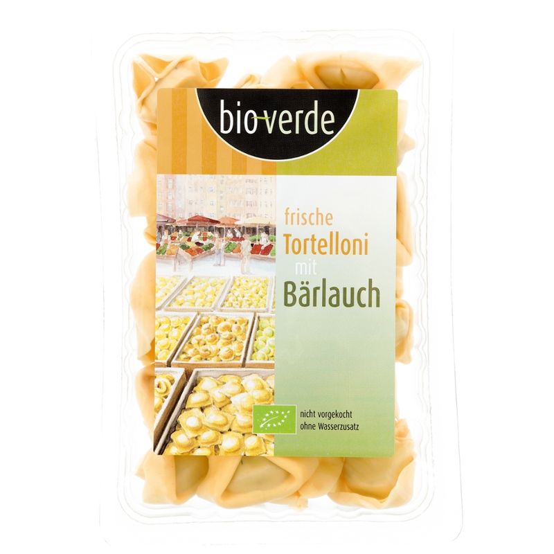 bio-verde Frische Tortelloni mit Bärlauch 250 g - Produktbild