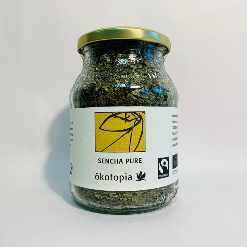 Ökotopia  Sencha Pure kbA im Glas 140g - Produktbild
