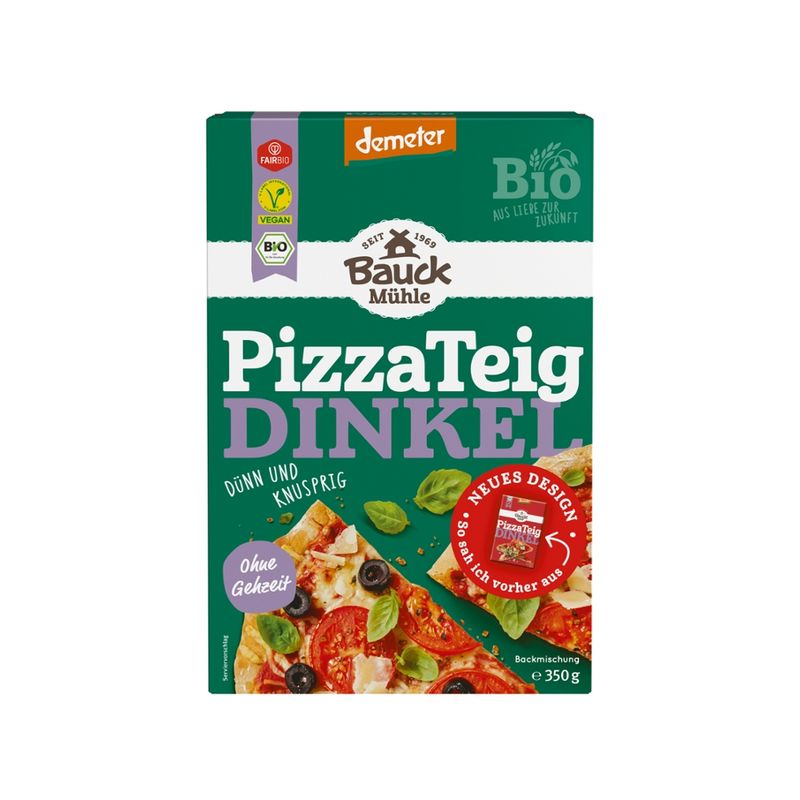 Bauck Mühle Pizza-Teig Dinkel Demeter - Produktbild