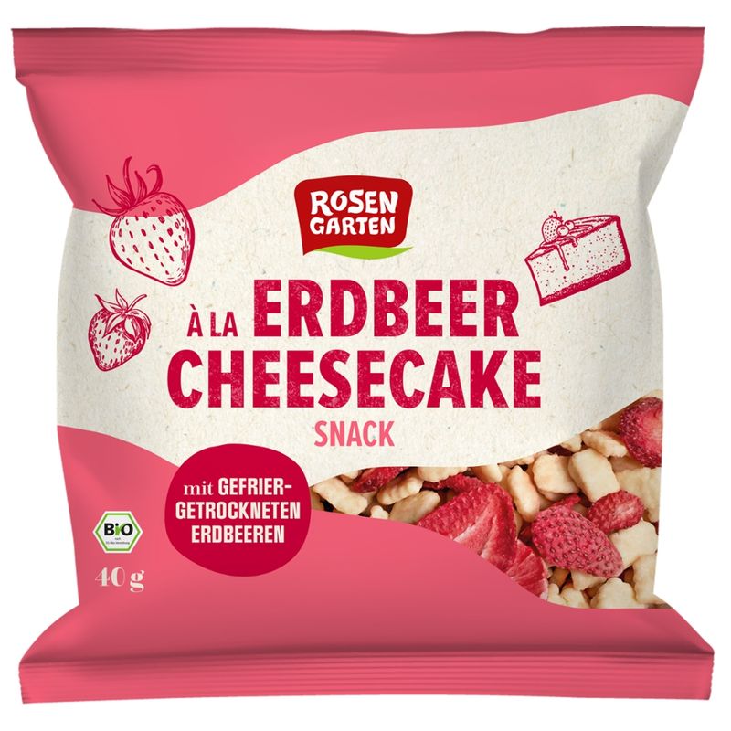 Rosengarten Erdbeer Cheesecake Snack - Produktbild