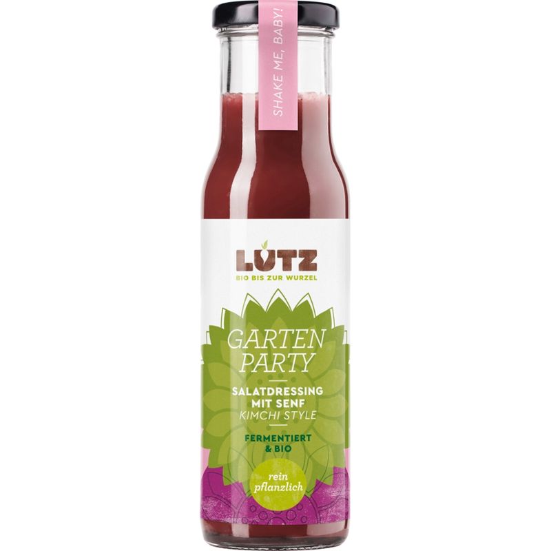 Lutz Ferment ; Dressing mit Senf  "Gartenparty" – bio - Produktbild