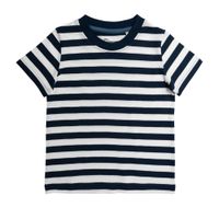 Jungen-T-Shirt, 2er Pack, blue denim/navy stripes - Produktbild