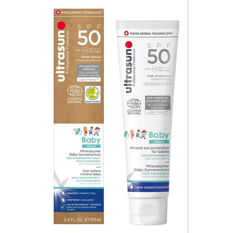 Ultrasun Baby Mineral SPF50 100ml Tube (COS) - Produktbild