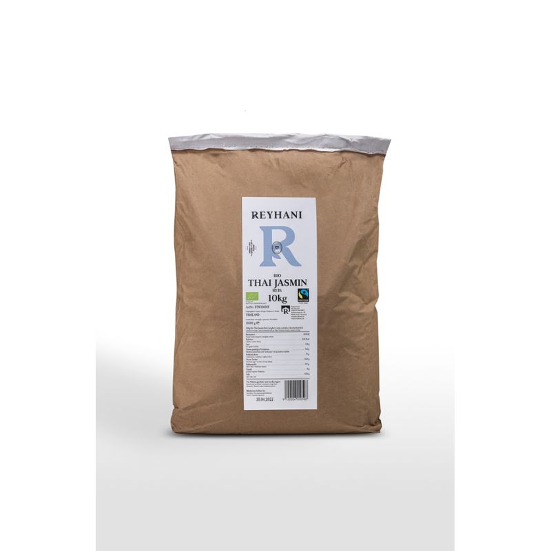 Reyhani Reyhani Bio Fairtrade Thai Jasmin weiß 10kg - Produktbild