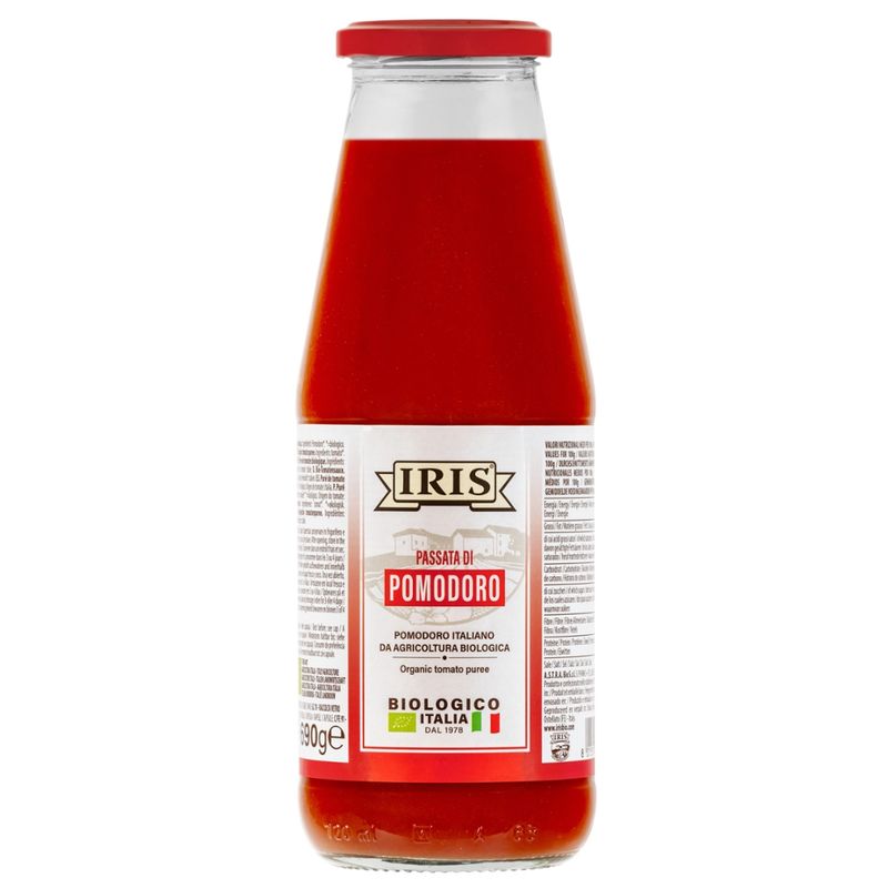 IRIS  Passierte Tomaten ohne Zusatz von Zucker im Glas  690 g - Produktbild