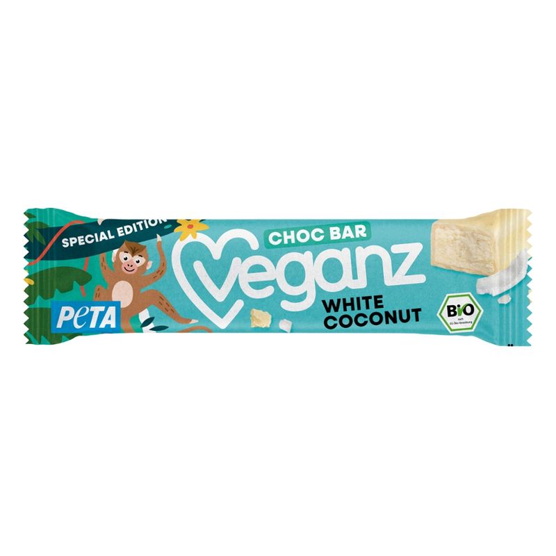 Veganz BIO Veganz Choc Bar White Coconut 40g - Produktbild