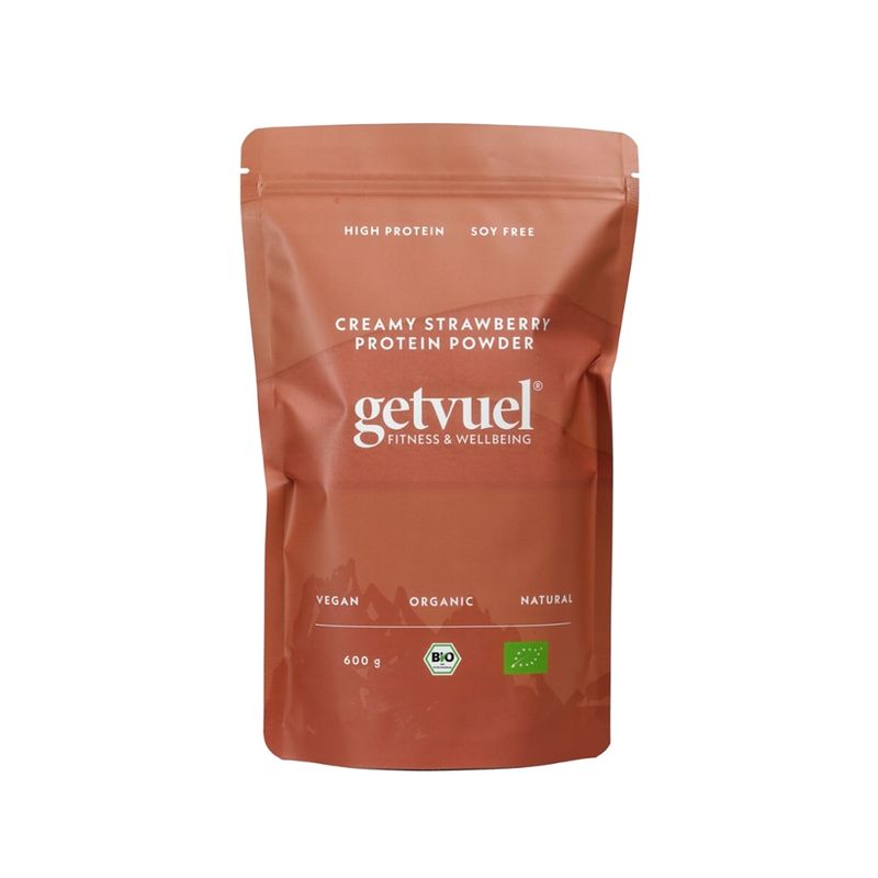 getvuel Bio - Creamy-Strawberry Protein Pulver - Produktbild