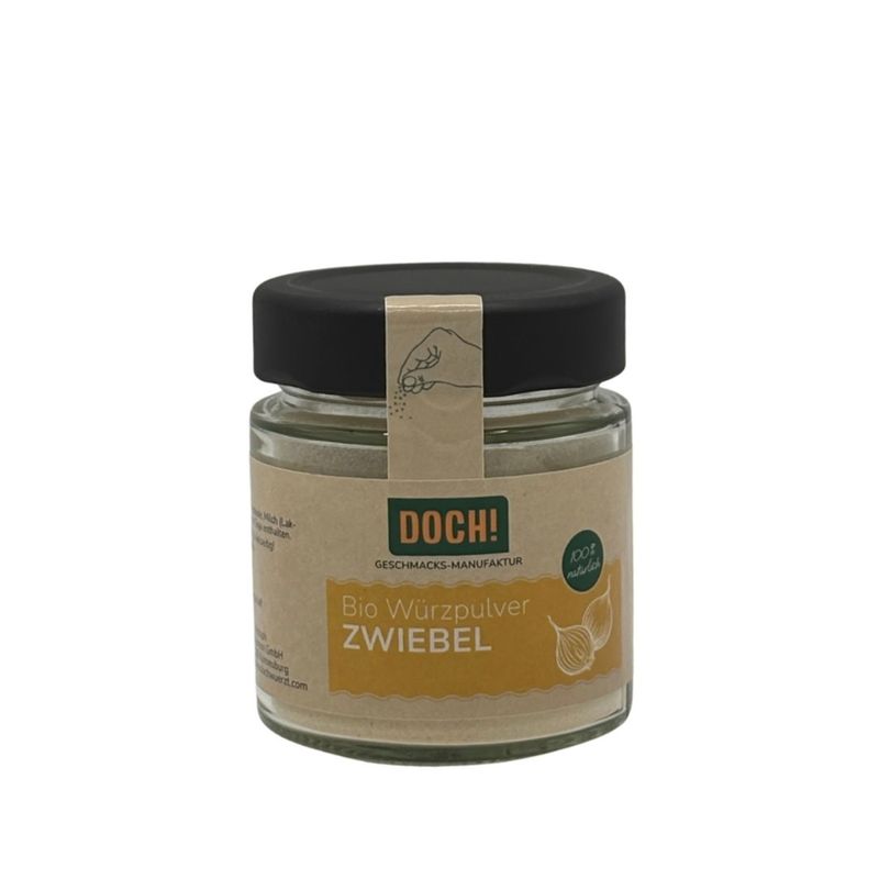 DOCH! Geschmacks-Manufaktur DOCH! Bio Würzpulver ZWIEBEL Glas - Produktbild