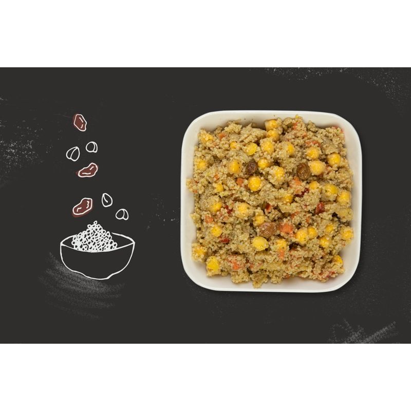 PUR Bio-Manufaktur PUR Couscoussalat orientalisch gewürzt mit gerösteten Mandeln (Gastro Verpackung) - Produktbild