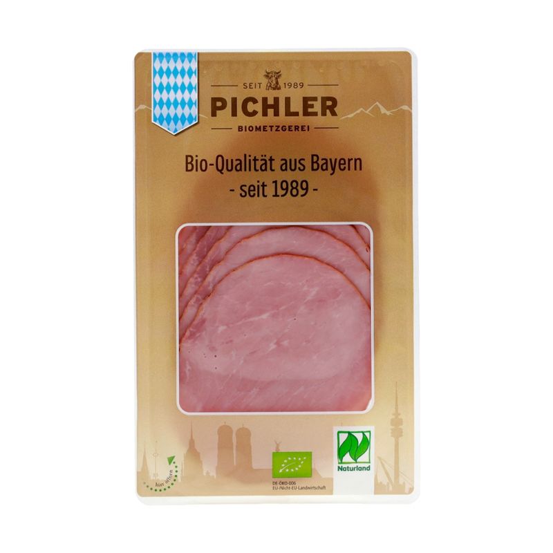 Biometzgerei Pichler Bio-Hinterschinken, geschnitten 75g - Produktbild