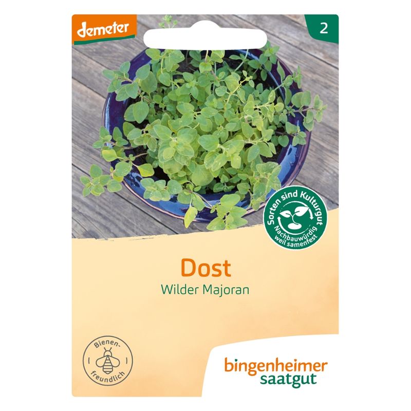 Bingenheimer Saatgut Dost, Wilder Majoran - Kräuter (Saatgut) - Produktbild