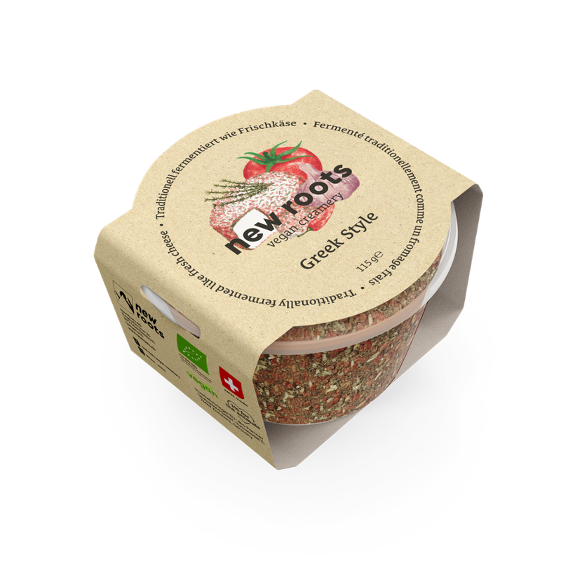 New Roots Le Greek, pflanzliche Alternative zu Frischkäse - Produktbild