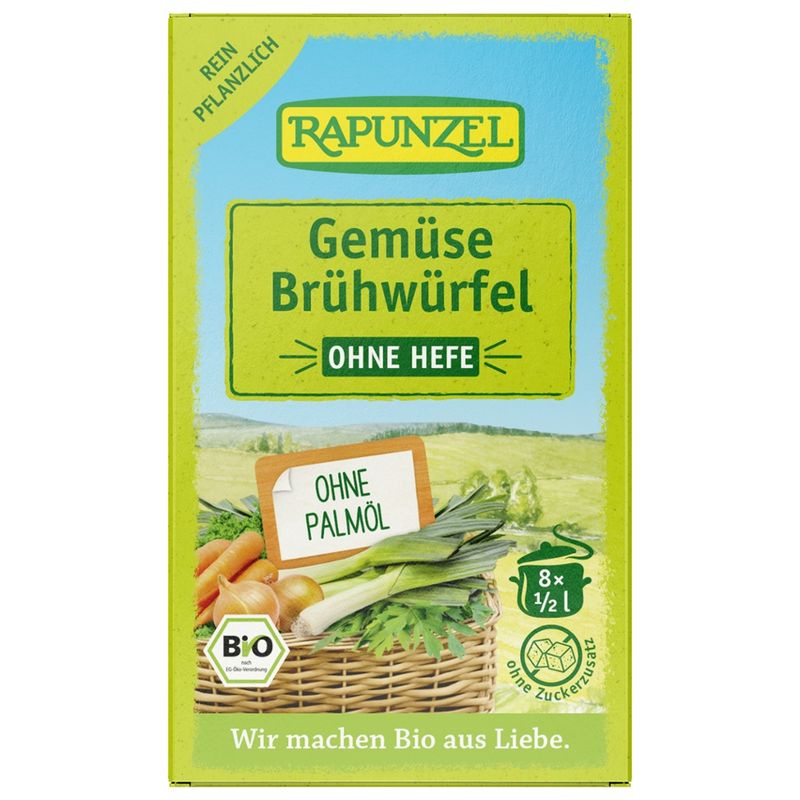 Rapunzel Gemüse-Brühwürfel, ohne Hefe - Produktbild