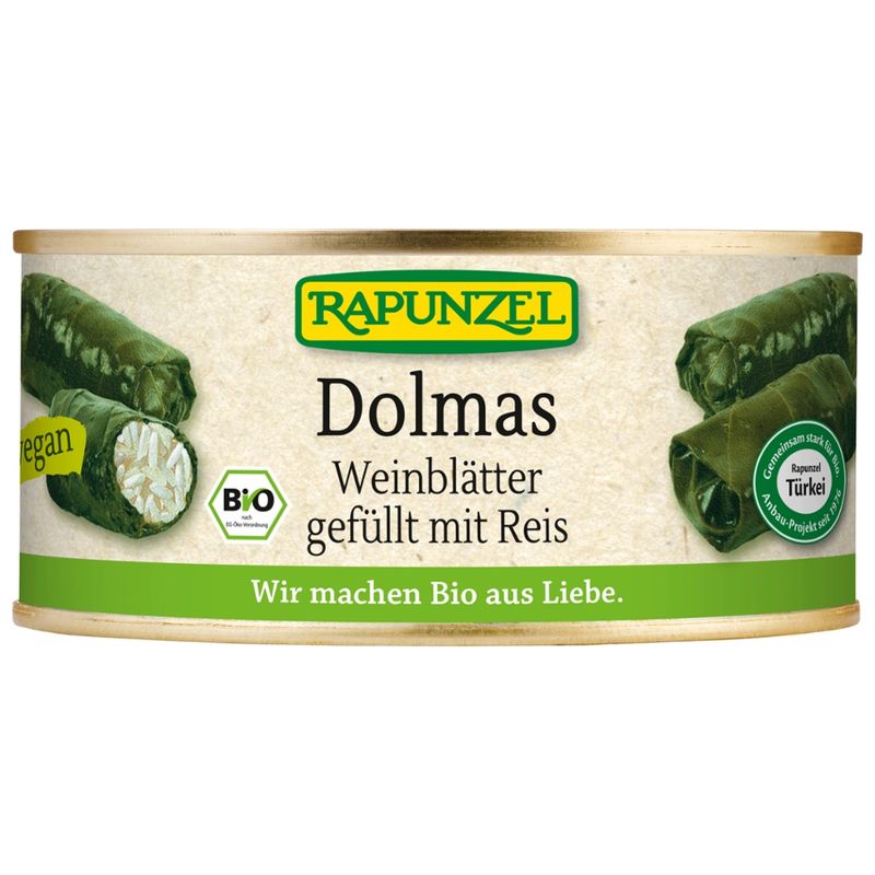 Rapunzel Dolmas Weinblätter gefüllt mit Reis, Projekt - Produktbild