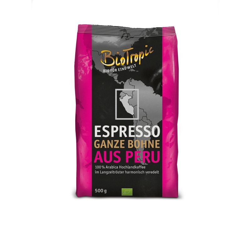 Biotropic Espresso ganze Bohne aus Peru - Produktbild