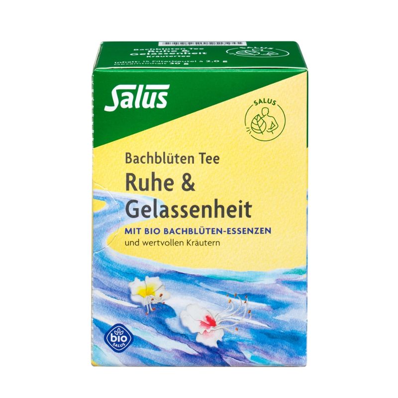 Salus® Bachblüten-Tee Ruhe & Gelassenheit bio 15 FB - Produktbild