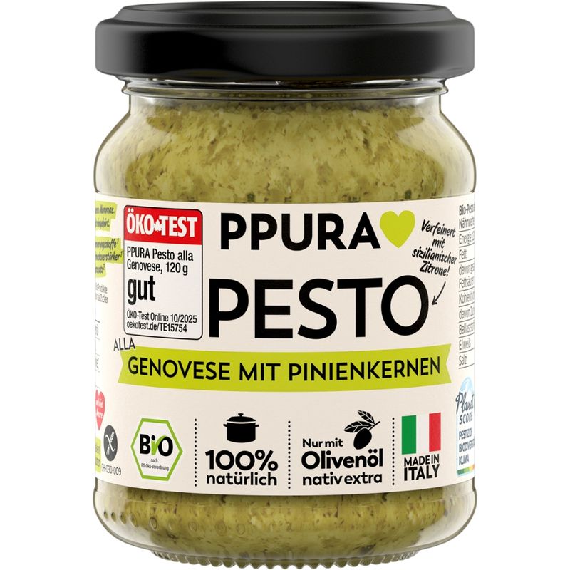 PPURA BIO Pesto Genovese mit Pinienkernen - Produktbild