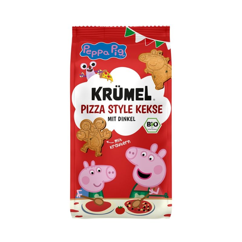 Krümel Peppa x Krümel Bio Pizza Style Kekse - Produktbild