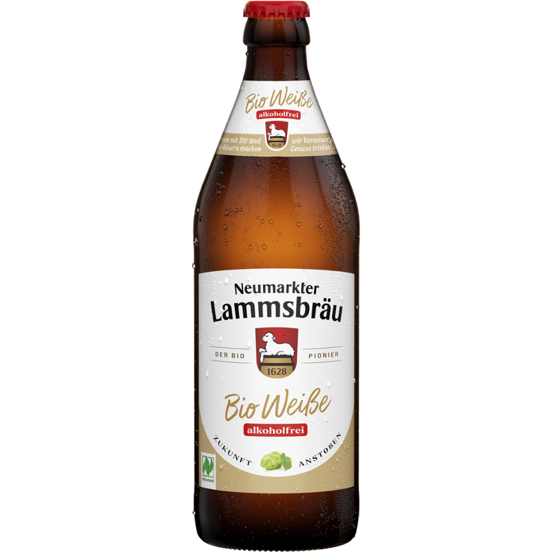 Neumarkter Lammsbräu Neumarkter Lammsbräu Bio Weiße alkoholfrei 0,5l - Produktbild
