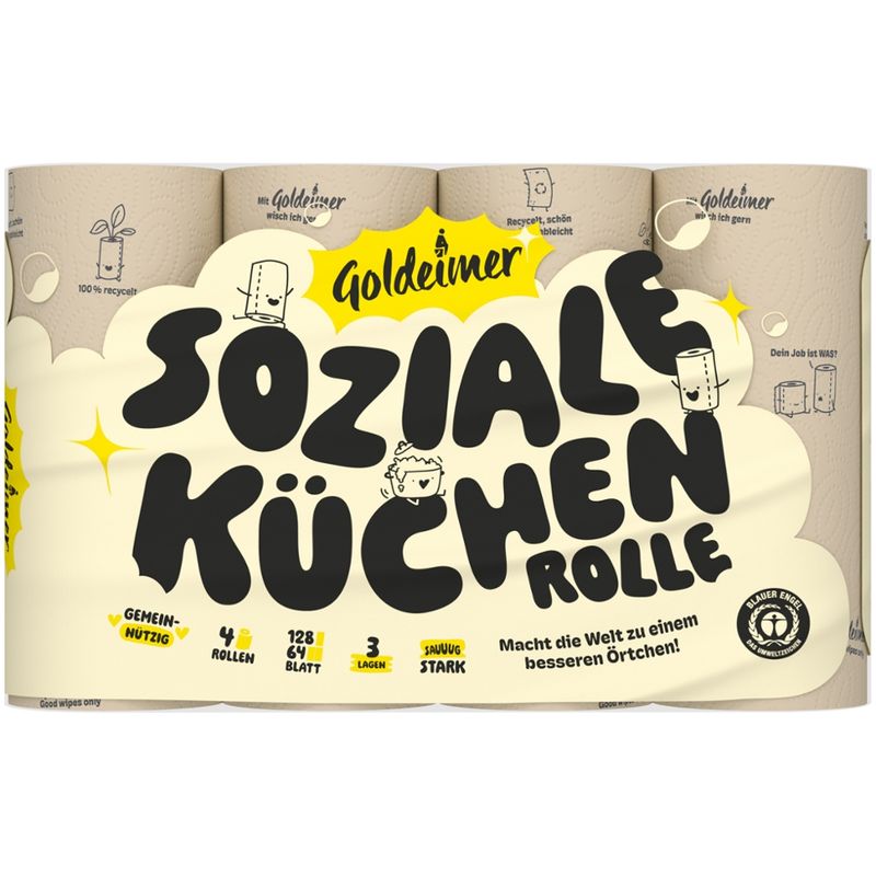Goldeimer Küchentücher Goldeimer 4x128 3lg RCN FC - Produktbild