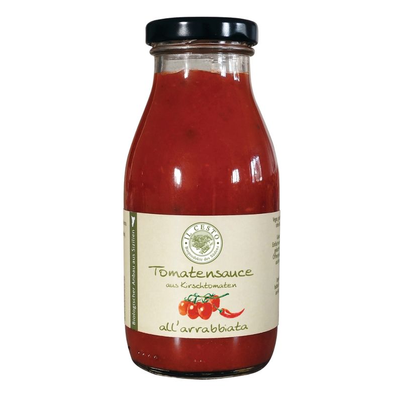 Il Cesto Tomatensauce aus Kirschtomaten All'Arrabbiata - Produktbild