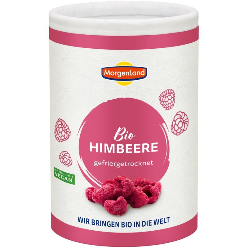MorgenLand Bio Himbeeren gefriergetrocknet - Produktbild