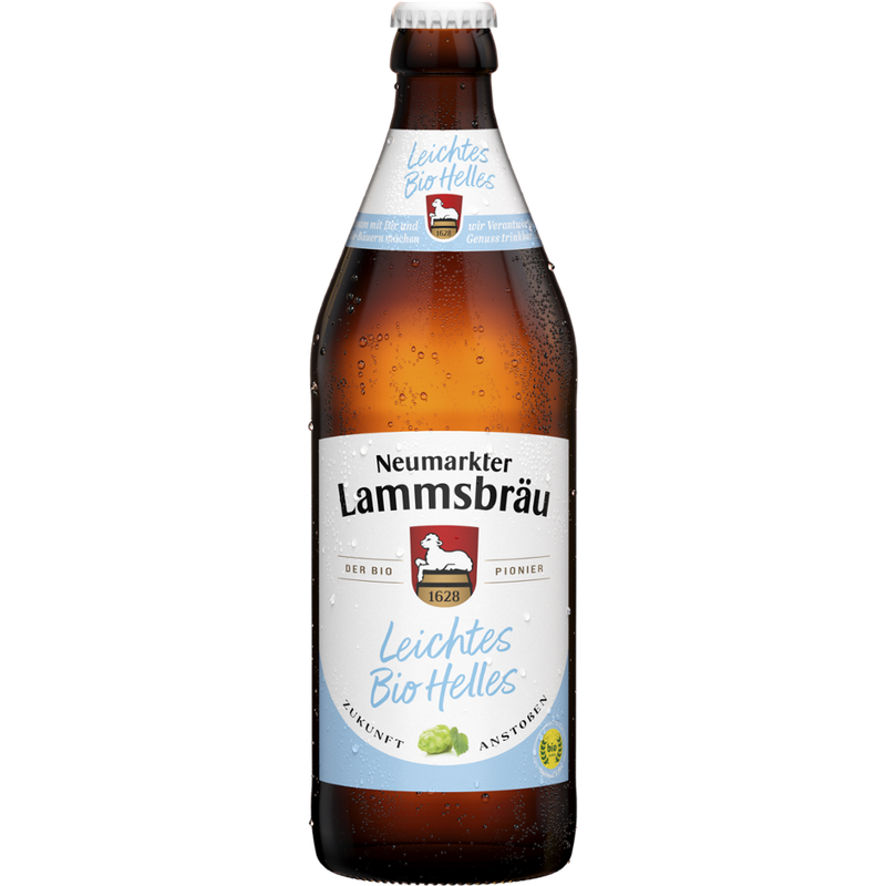Neumarkter Lammsbräu Neumarkter Lammsbräu Leichtes Bio Helles 0,5l - Produktbild