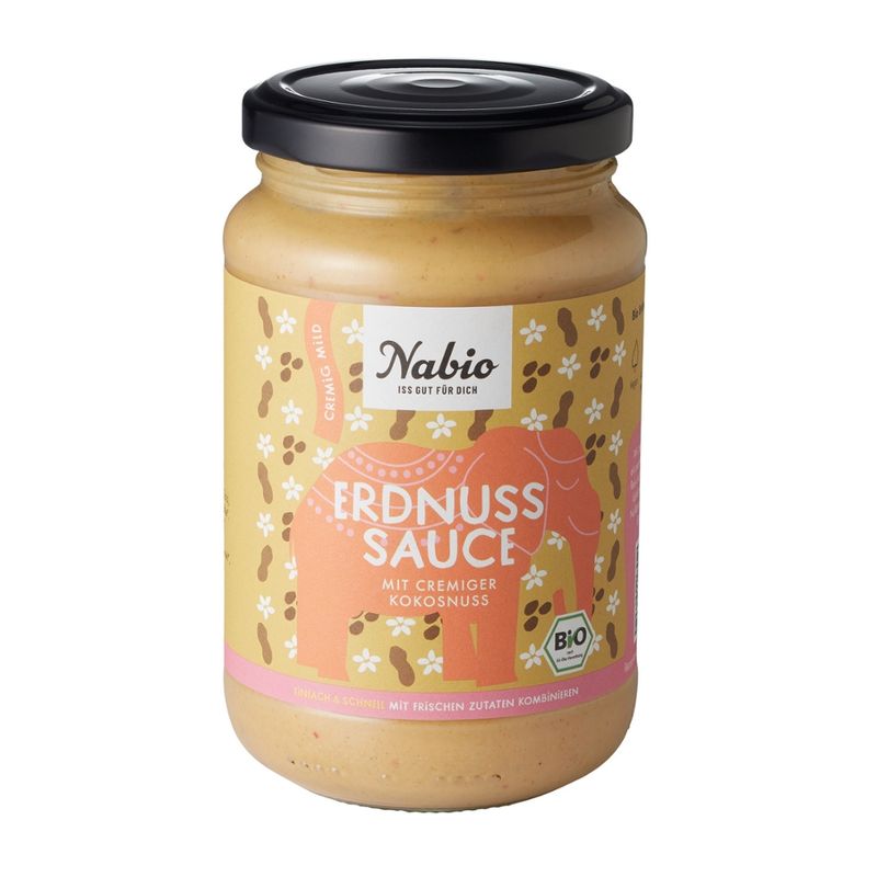 Nabio Nabio Asia Sauce Erdnuss Sauce mit cremiger Kokosnuss - Produktbild