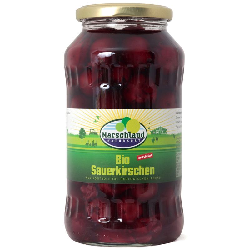 Marschland  Bio-Sauerkirschen 720 ml Gl. MARSCHLAND - Produktbild