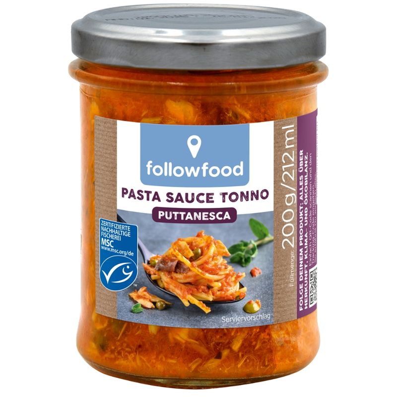 followfood MSC Pasta Sauce Tonno Puttanesca - Produktbild