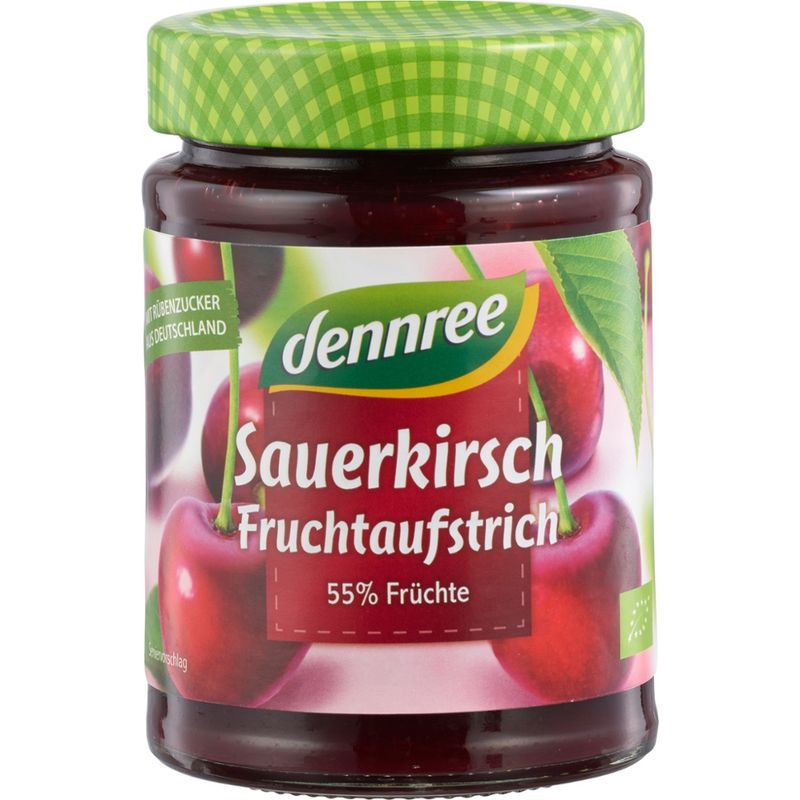 dennree Fruchtaufstrich Sauerkirsche - Produktbild