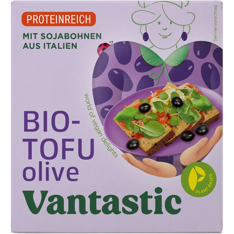 Vantastic Vantastic Tofu Olive, BIO, 200g - Produktbild