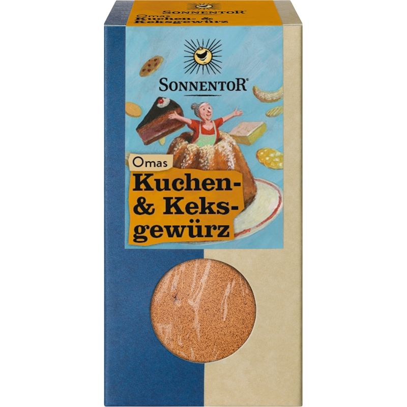 Sonnentor Omas Kuchen- und Keksgewürz, Packung - Produktbild