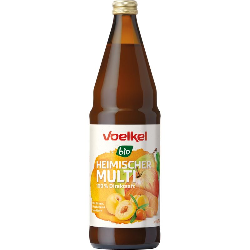 Voelkel Heimischer Multi mit Birnen, Mirabellen und Sanddorn 100% Direktsaft - Produktbild