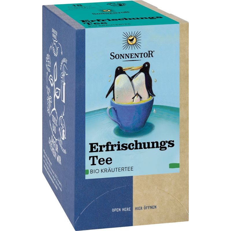 Sonnentor ErfrischungsTee, Doppelkammerbeutel - Produktbild