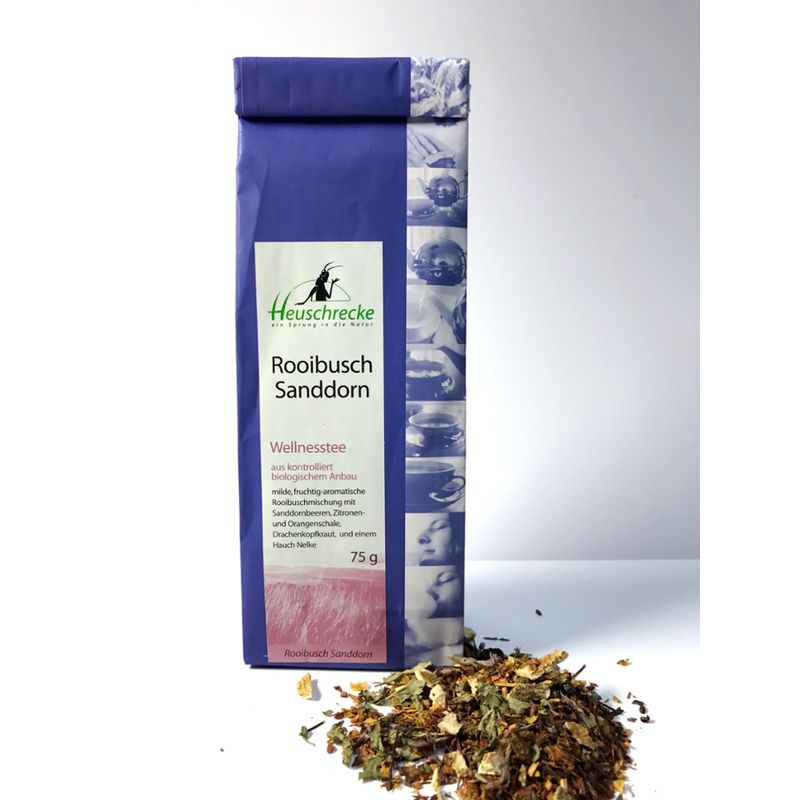 Heuschrecke Rooibusch Sanddorn, kbA - Produktbild