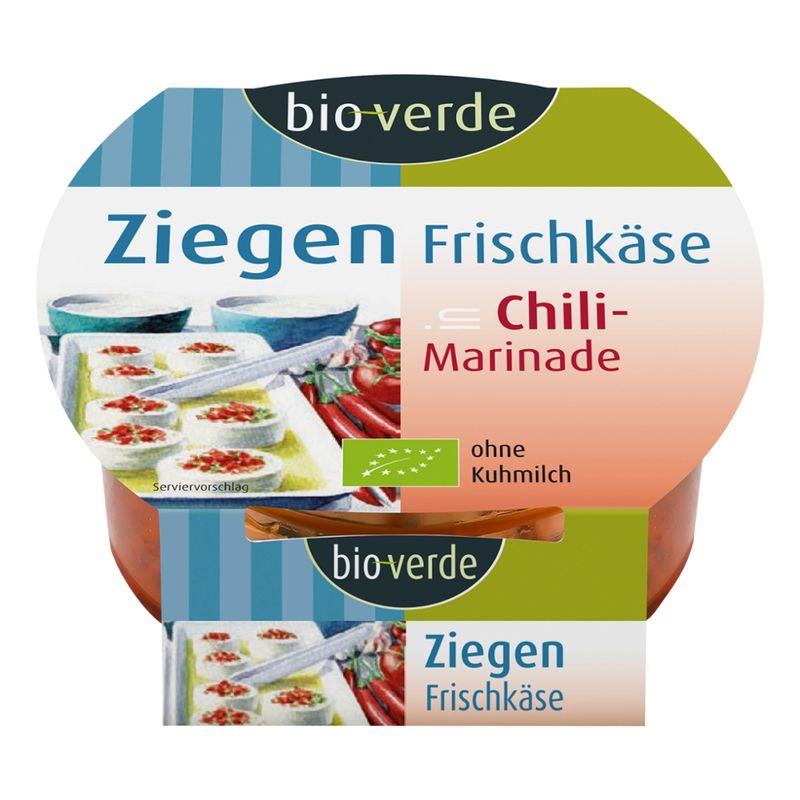 bio-verde Ziegenfrischkäse in Chili-Marinade 100 g - Produktbild