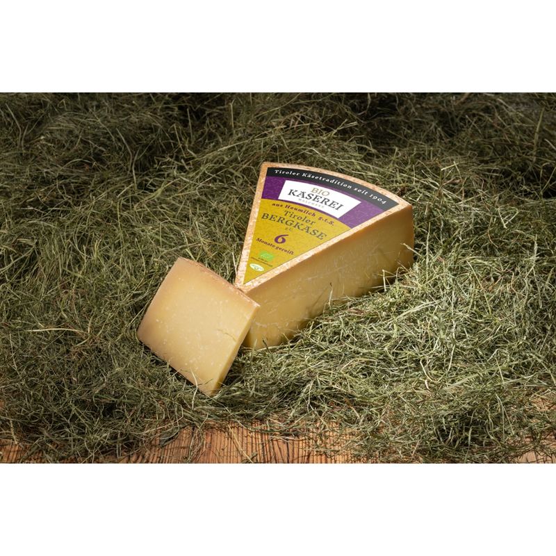 Biokäserei Walchsee  Tiroler Bergkäse g.U., biologisch, aus Walchsee , Zwickel, 6 Monate - Produktbild