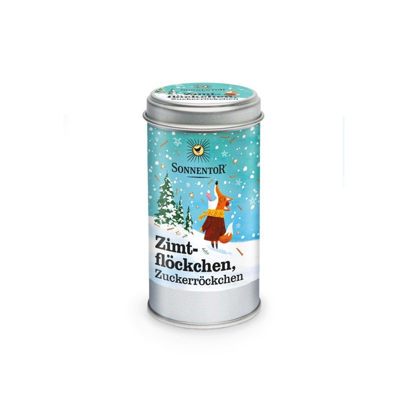 Sonnentor Zimtflöckchen, Zuckerröckchen, Streudose - Produktbild