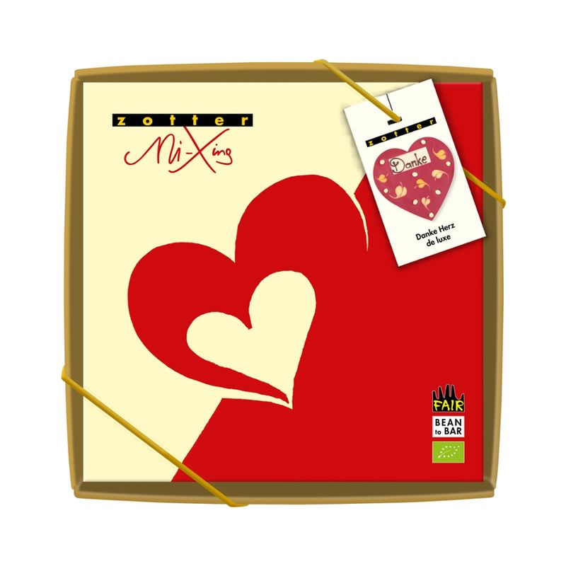 Zotter Schokolade Danke Herz de luxe - Produktbild